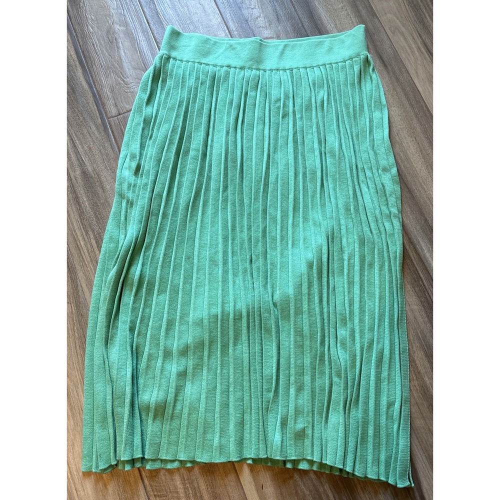 Eleven Six Women's XL Violet Skirt Maxi Ribbed Spearmint Green Beach Summer NWOT